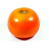 6個人工LargeオレンジTangerine Tangerines – プラスチックCitrus Fruit – 6 Pieces
