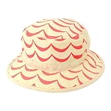 Gelato(ジェラート) リップルボーダーUVハット ピンク 52cm