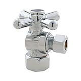 Jaclo 616-pb 1 / 2 " OD X 3 / 8 " IPS角度バルブ、光沢真鍮