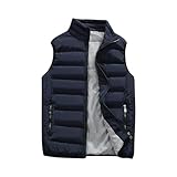 [uptoyou] ダウンベスト メンズ 中綿ベスト レディース 立襟 男女兼用 大きいサイズ S-4XL アウター 防寒 防水 軽量 無地