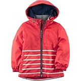 Carter's(カーターズ) ストライプウインドブレーカ レッド アウターパーカー 4歳【並行輸入】