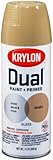 Krylon 8811 'Dual' Paint and Primer 12-Ounce Aerosol, Gloss Khaki by Krylon