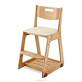 イトーキ 木製チェア ソフトレザー張り ピュアナチュラル・ベージュ KM76-85BE