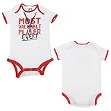 ( Pack of 2 ) North Carolina State Wolfpack NCAA幼児Footballワンピースロンパース ホワイト