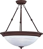 Maxim Lighting 5845MROI, Essentials 3 Light Invert Bowl Pendant, Oil Rubbed Bronze [並行輸入品]