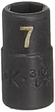 SK Hand Tool 31047 0.25 in. Drive Standard Impact Socket, 7 mm.