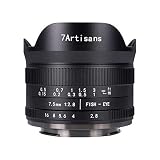 七工匠 7Artisans 7.5mm F2.8 FISH-EYE II ED Eマウント ソニーE APS-C ブラック レンズ