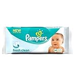 新鮮なきれいな赤ちゃんワイプパンパース - 64Pack (Pampers) (x2) - Pampers Fresh Clean Baby Wipes - 64Pack (Pack of 2) [並
