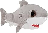 Suki Gifts Li'L Peepers Sealife Creatures Razor Shark Soft Boa Plush Toy (Grey/ White) by Suki Gifts