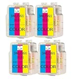 BC-341XL BC-361XL 詰め替えインクカートリッジBC-341 BC-361CL/3色カラー兼用4本セット大容量 互換プリンターインク対応機種:PIXUS MG4130 MG3130 MG2130 MG4230 MG3230 MG3530 MG3630 MX513 MX523 TS5130S TS5130 TS5330