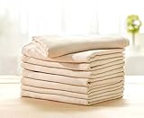 オーガニックコットン 布おむつ 綿モスリン きなり ベビー 10枚セット [並行輸入品]