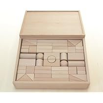 Amazon | 木製おもちゃのだいわ 積木 4A セット 48pcs | 積み木