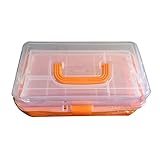 YUNCLOS　収納ボックス　ツールボックス　小物収納ケース 工具箱　ツールボックス 3段　収納ボックス 薬　プラスチック ボックス　高品質　工具収納　折り畳み式　大容量