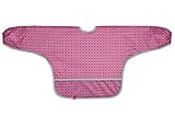 Lassig Washable Waterproof Longsleeve Bib Stay-dry Unisex Easy-to-Clean Leak-proof Keeps Stains Off 