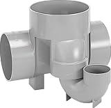 下水道関連製品＞ビニマス＞M 150-200シリーズ　トラップ(UT)　M-UT左150X100S-200　Mコード：41781　前澤化成工業