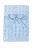 Bearington Baby Large Dottie Snuggle Blanket Blue by Bearington