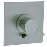 Cifial 223.611.625 Techno 35 Pressure Balance Valve Trim Only with Integral Diverter, Polished Chrom