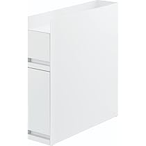 Amazon｜【 完成品 ストッパーのみ要取付 】 隠せる 調味料ラック 2段