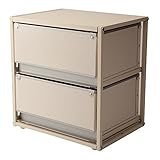 「スタックストー」 引き出しチェスト trunk 2 (トランク 2段)ホワイト