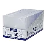 Verbatim バーベイタム BD/DVD/CDケース 50枚 スリムケース(5mm厚) 透明 CPSSC50