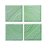カラーデザインタイル ミントグリーン 16枚セット