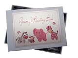 White Cotton Cards Granny's Boasting Book Photo Album (Tiny, Pink)