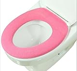 Gullor Soft and Warm Thicken Toilet Seats Covers - Pink