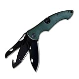 Fury Trail Blazer tri-blade折りたたみポケットナイフとLoden仕上げハンドル、4.5-inch閉じた