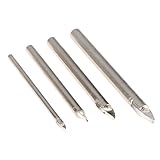 D DOLITY 4点セット　ドリルビット　ガラス セラミック タイル 穿孔工具　 3mm/5mm/6mm/8mm　穴あけツール