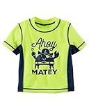 カーターズ Carter's ベビー 水着 ラッシュガード 紫外線カット UPF50+ Carter's Ahoy Matey Rashguard 18M (78-83cm) & モスリン ウォッシュ