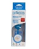 ドクターブラウンの広い口の赤ちゃんの哺乳瓶240ミリリットル1パック (Dr Brown's) (x2) - Dr Brown's Wide Necked Baby feeding Bottles 2