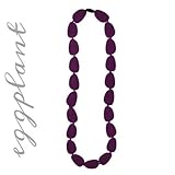 Jellystone Stepping Stone Necklace (Eggplant) by Jellystone Designs