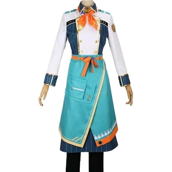 Amazon.co.jp: 帽付き 渚トラウト コスプレ衣装 （ 靴 ウィッグ 追加