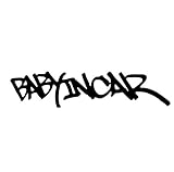 BABY IN CAR　赤ちゃんが乗っています　 防水・車両OKカッティングステッカー　ND841-SABICB (黒)