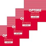 【国内正規品】OPTIMA No.2205 RED マンドラ弦／全弦８本セット スタンダード オプティマ