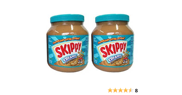 Amazon Skippy ピーナッツバター 粒なし クリーミー 1 8kg 2 スプレッド 通販