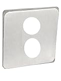 Steel City 475 Pre-Galvanized Steel Square Box Cover with Two Single Devices [並行輸入品]