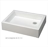 上水道関連製品＞水栓柱／水栓パン＞水栓パン　スクエアパン ／ キューブパン　SP-USQ550ホワイト　Mコード：14701　前澤化成工業