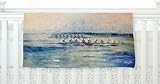 KESS InHouse Josh Serafin Crew Rowing 30 x 40 Fleece Baby Blanket 40 x 30 [並行輸入品]