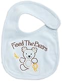 Funkoos Feed The Bears Organic Baby Bibs, Newborn/Infant/Baby Boy by Funkoos