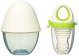 Kidsme Food Feeder Plus with Egg Shell - Green/White by Kidsme