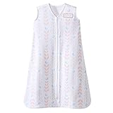 HALO SleepSack 100% Cotton Wearable Blanket, Soft Pink Bird Life, X-Large by Halo