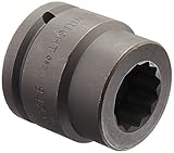 Wright Tool 84725 1-1/2 Drive 12 Point Impact Socket, 1-9/16 by Wright Tool
