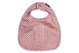 Milkbarn Organic Traditional Baby Bib - Rose Dots by MilkBarn