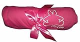 Baby GapガールズソフトピンクホワイトBear Bowリバーシブル毛布