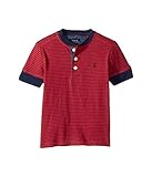 (ポロラルフローレン) Polo Ralph Lauren キッズTシャツ Yarn-Dyed Slub Jersey Short Sleeve Henley Top (Toddler) Sunris
