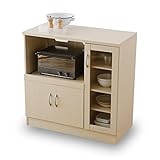 LOWYA （ロウヤ） キッチンカウンター レンジ台 キッチン収納 スライド収納 幅90 ナチュラル おしゃれ