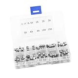 F Fityle 約50個入り　ガラス　ヒューズ管　クイック　速断　ケース付き　