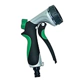 8 Function Zinc Alloy Hose Nozzle Sprayer High Pressure Joint Garden Irrigation synthetic Metalic - 