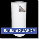 RadiantGUARD reflex-airホワイトunderコンクリートバブルラップ断熱材( 500平方フィートロール）